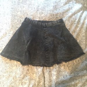 denim circle skirt