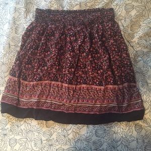 floral circle skirt