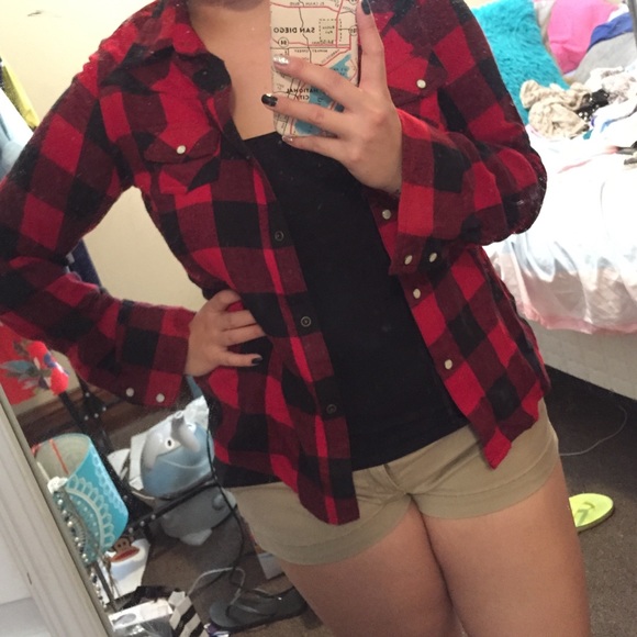 Mossimo plaid shirt - Picture 4 of 4