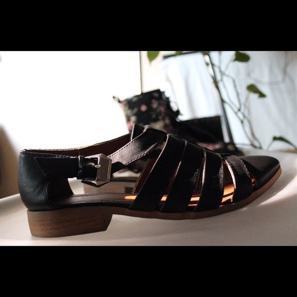 Qupid black trendy shoes