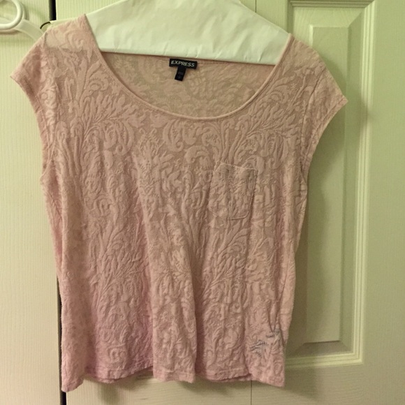 Light pink pocket tee