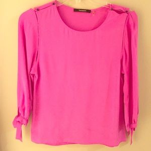 Pink long sleeve top