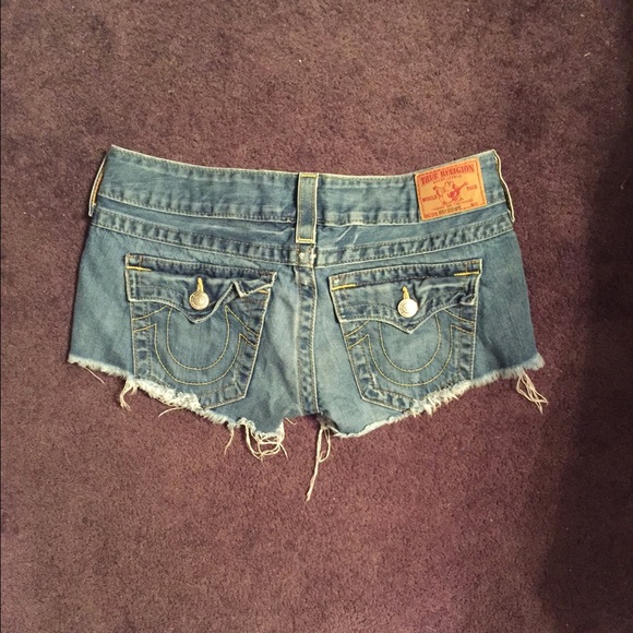 True Religion denim shorts