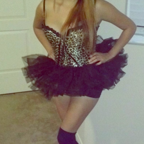 Corset with a tutu