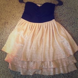 Wet seal strapless dress