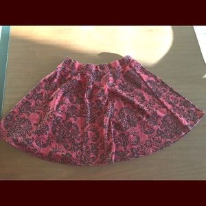 Floral mini skirt