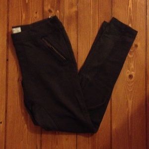 Gray Abercrombie and Fitch Suede Leggings