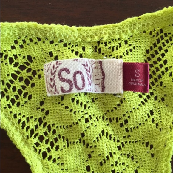 Neon laced tank top - Picture 2 of 2