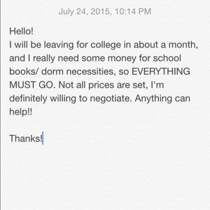 Everything Must Go!!