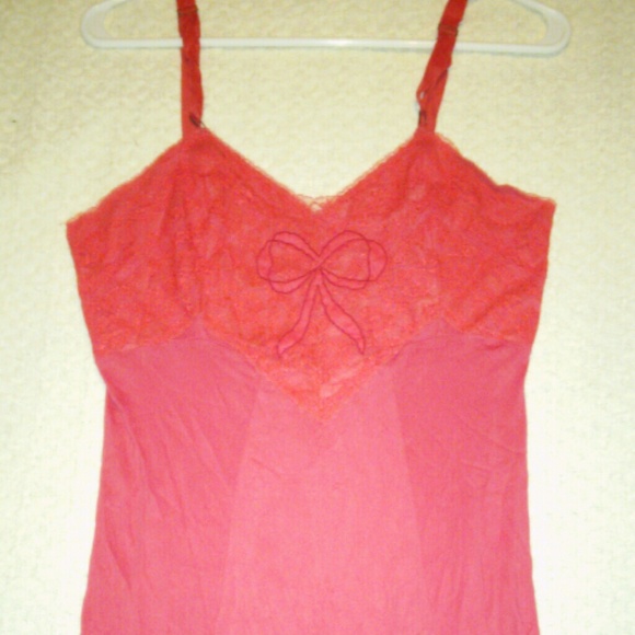Vintage coral nightie size medium.