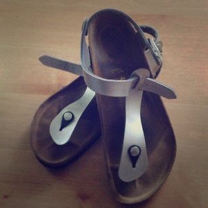 Birkenstock Silver Sandals