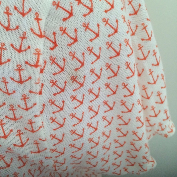 J. Crew Tops - J.Crew Factory Anchor Print Short-sleeve Cardigan J. Crew Tops - J.Crew Factory Anchor Print Short-sleeve Cardigan