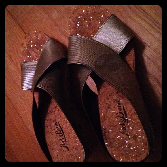 Size 7 lucky brand wedges!