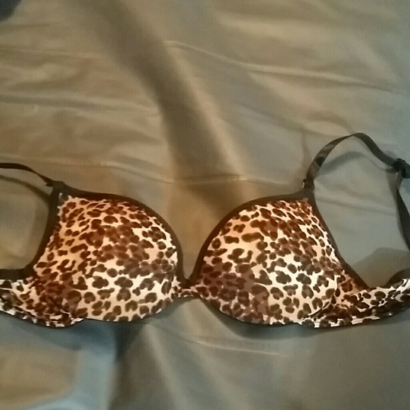 Cheetah print push up bra!