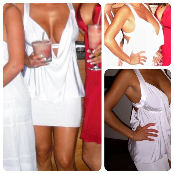 XS MARCIANO white micromini dress.⭐️worn once⭐️