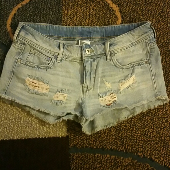 Denim jean shorts