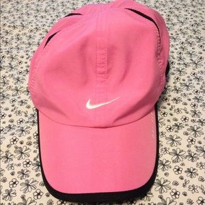 Pink nike dri fit hat