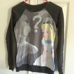 Alice in Wonderland Hot Topic long sleeved top