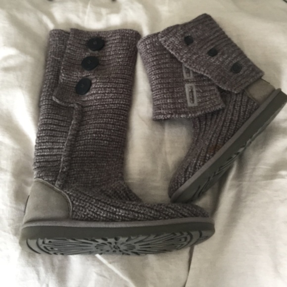 UGG Shoes - Classic Cardy Ugg Boots (grey)
