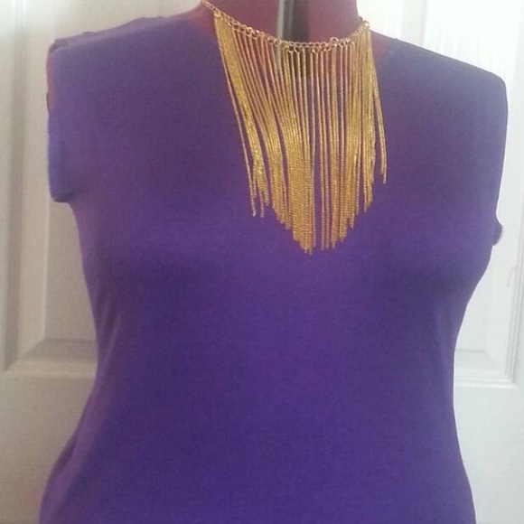 Purple tank top shirt by Anointed