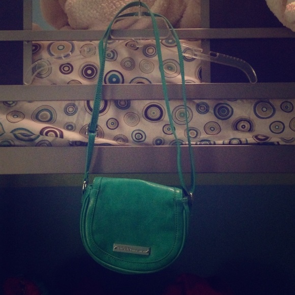 Small teal bag