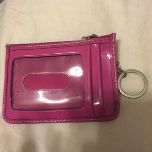 Coach lanyard wallet