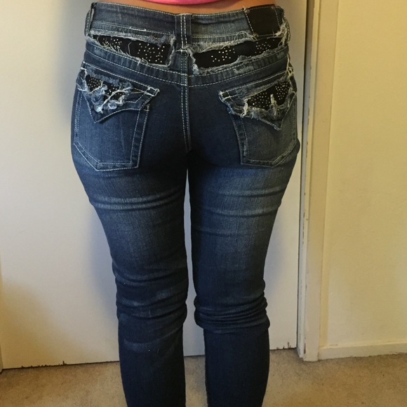 Red Rivet Jeans