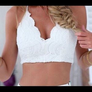 Crochet crop top