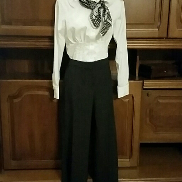Pinstripe Grey Dress Pants