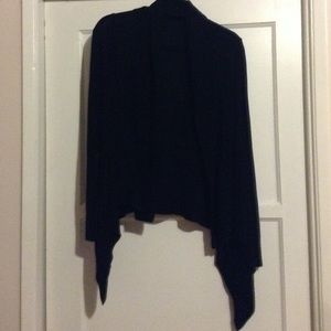 Simple black cardigan