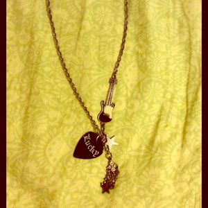 Lucky Brand Silver Rock Star Necklace