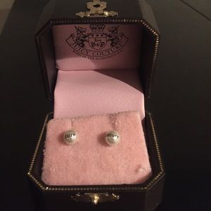 Juicy couture pearl earrings