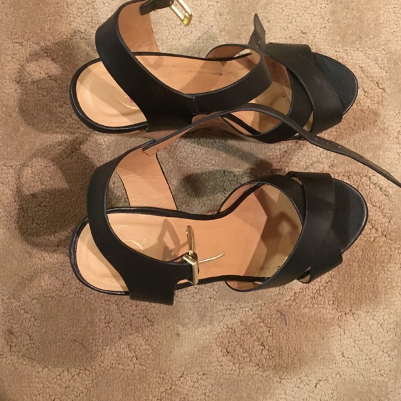 Black and Tan wedges