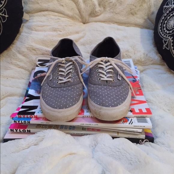 Blue Polka Dot Vans