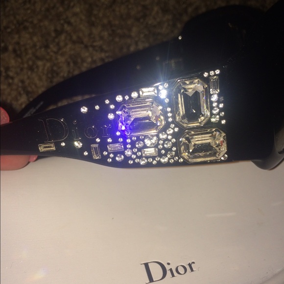 ON HOLD. AUTHENTIC like new black Dior Sunglasses.