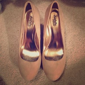 Charlotte Russe nude wedges