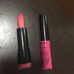 NYX lipstick and lip cream