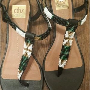 Dolce vita beaded sandals