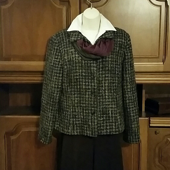 Boucle Multi-color Loose Weave Jacket