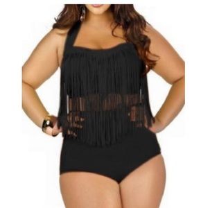 Papaya Wear Women's Retro High Waist Bikini - PLUS