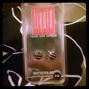 New! Hot Topic Liquid Glass Plugs 2g (6mm)