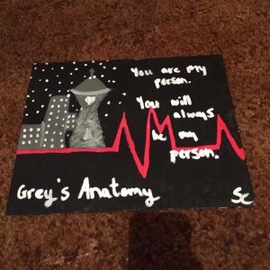 Grey's Anatomy Canvas Painting