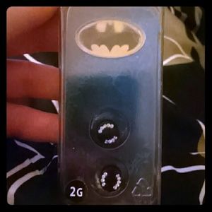 New! Batman Bling Plugs 2g (6mm)