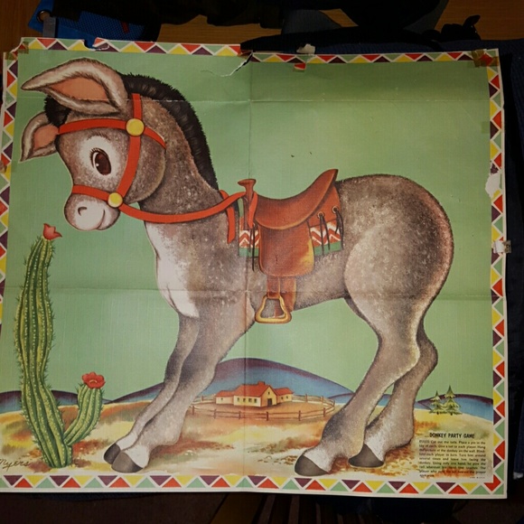 Pin the tail on the donkey game - Picture 1 of 3