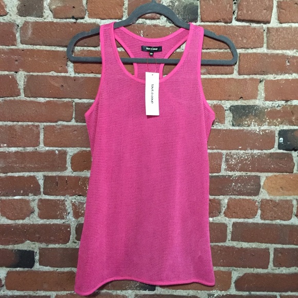 High Quality Mesh See Thru Racer Tank