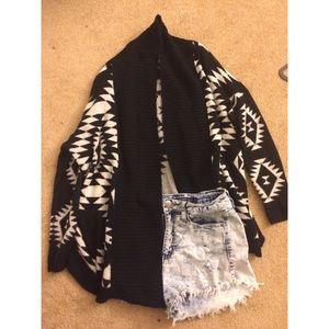 tribal cardigan