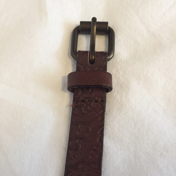 Brown Patterned belt