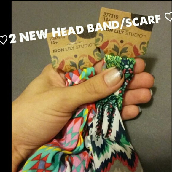 🌞Tropical trendy Head-Band/scarf  (Set of 2)
