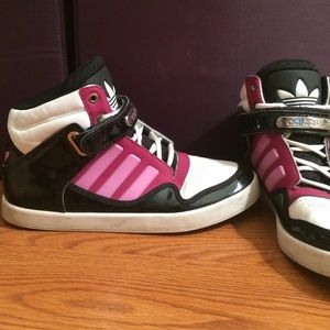 adidas hi top sneakers