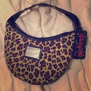 Betsy Johnson small cheetah print purse